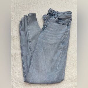 American Eagle Outfitters Women's Light Blue Skinny Jeans